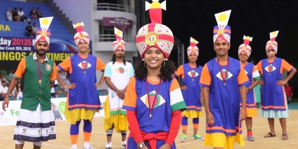 Regional Teams in Kho Kho Kings Kho Kho Kings regional teams showcase with players wearing traditional attire from different Indian states