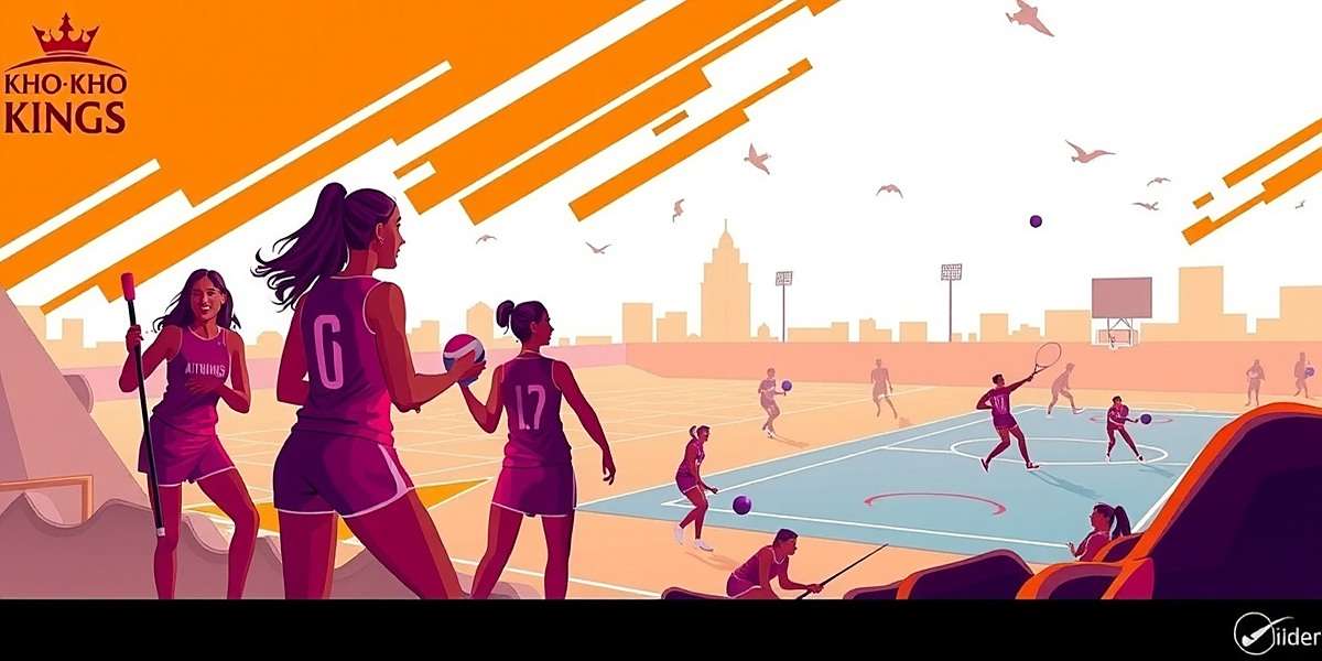 Upcoming Features in Kho Kho Kings Concept art for upcoming Kho Kho Kings features including women's teams and VR gameplay