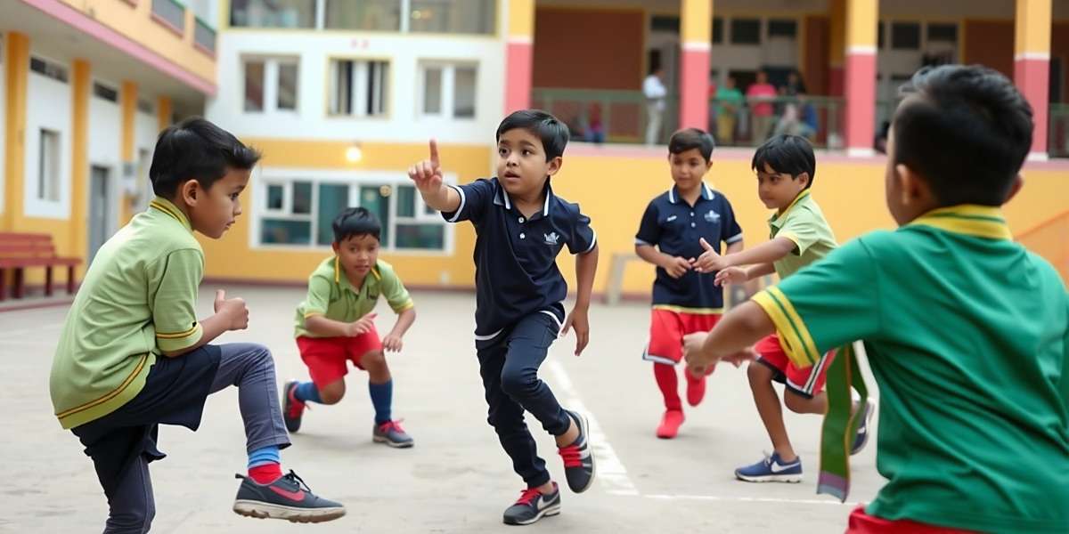 Kho Kho Kings in Schools School children playing Kho Kho in a physical education class after learning the game through Kho Kho Kings